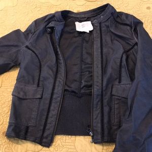 Vegan leather Anthropologie jacket